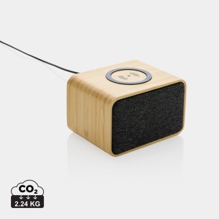 Altavoz de bambú inalámbrico de 5w reciclado personalizado